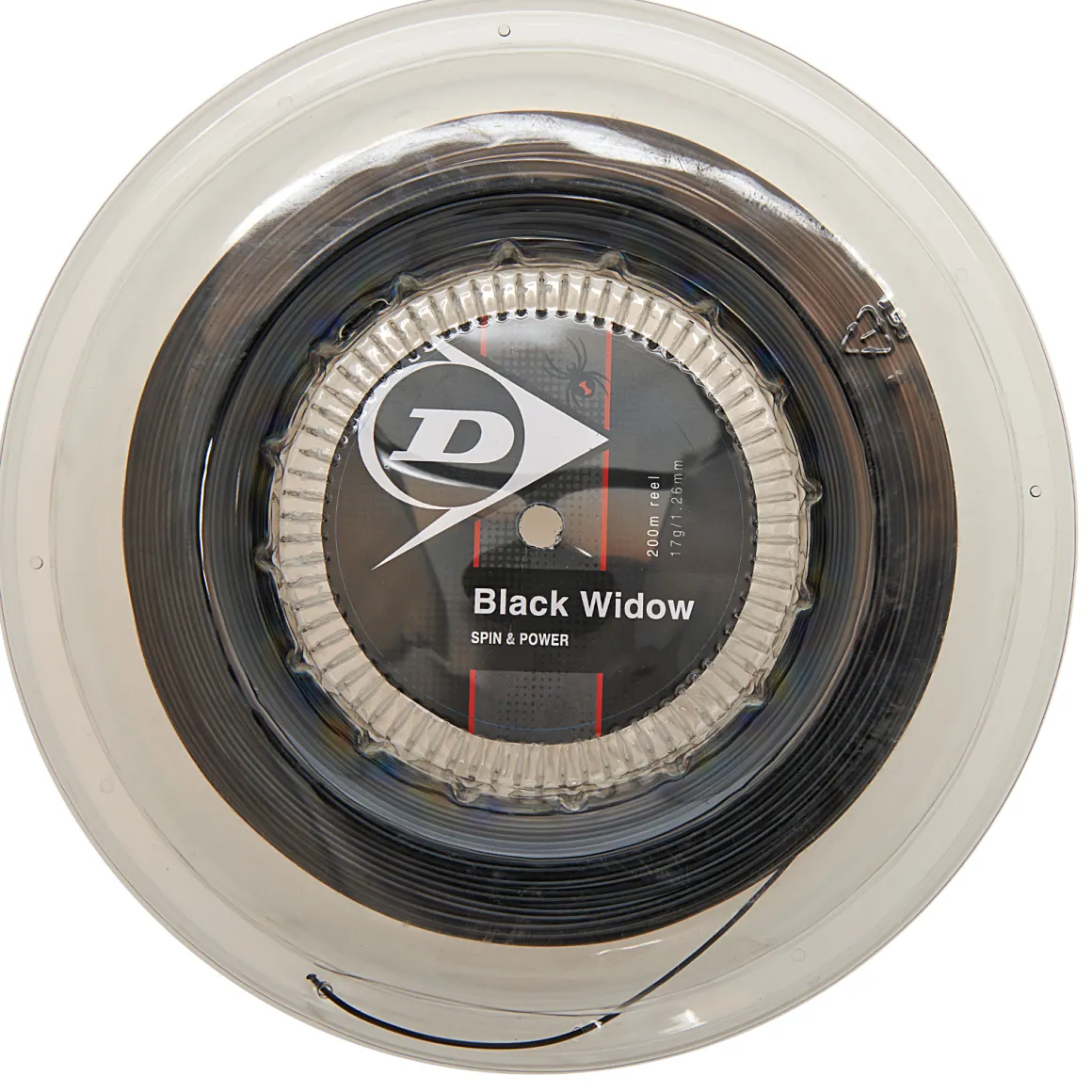 Dunlop Black Widow 200m Saitenrolle