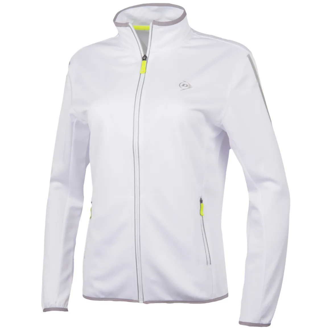 Dunlop Club Mens Knitted Jacket weiß