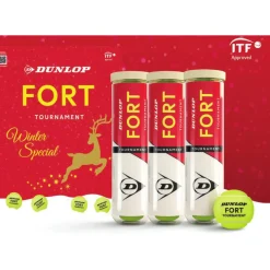Dunlop Fort Tournament 3x4er Christmas Special Tennisbälle