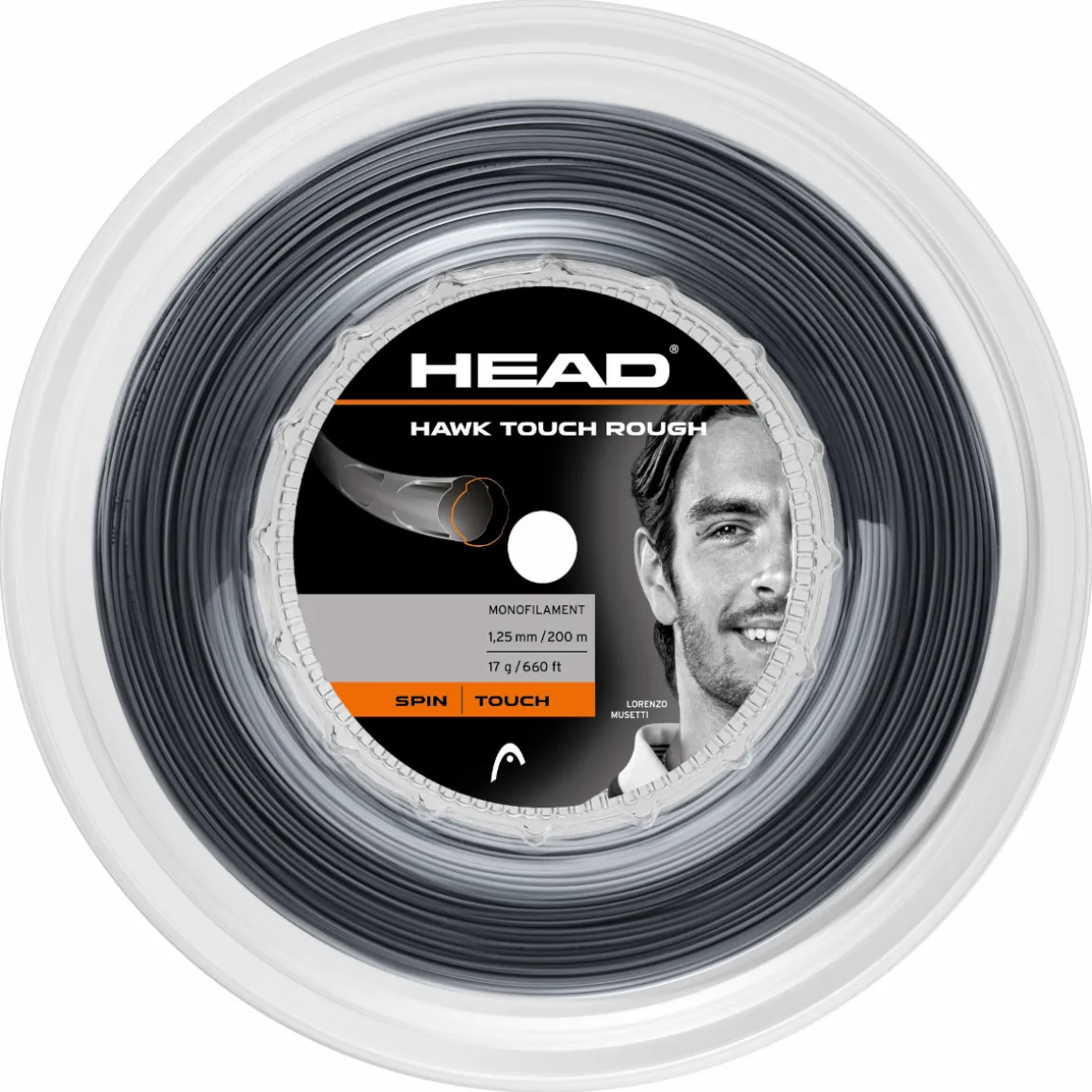 Head Hawk Touch Rough 200m Saitenrolle