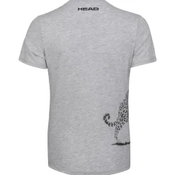 Head Leopard Shirt Damen grau