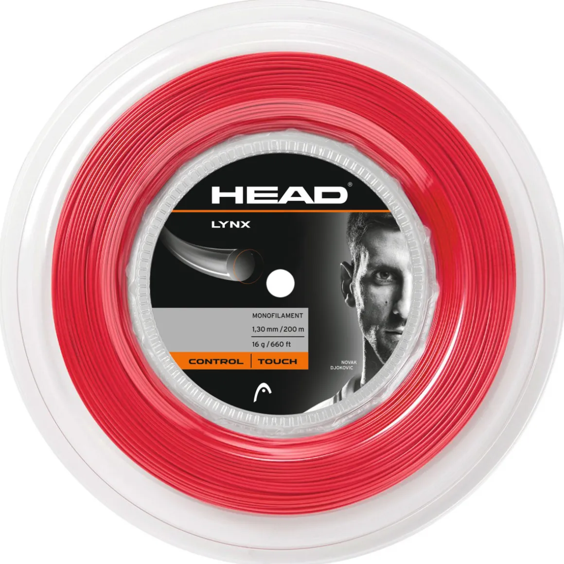 Head Lynx Rot Saitenrolle 200m