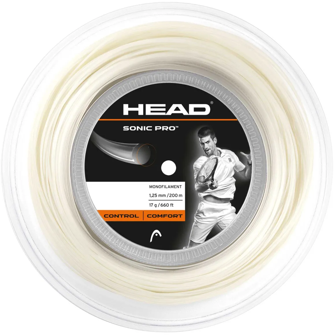 Head Sonic Pro 200m weiß Saitenrolle
