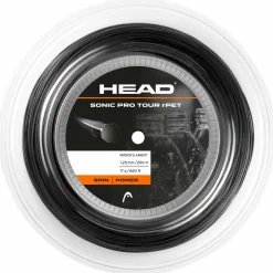 Head Sonic Pro Tour rPET 200m schwarz Saitenrolle