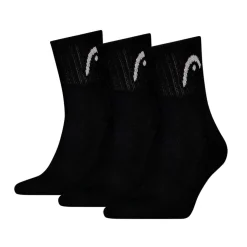 Head Tennis Club Socks Short Crew 43-46 3er schwarz