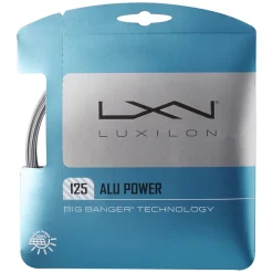 Luxilon Alu Power 1.25 silber 12,2m Single Saitenset