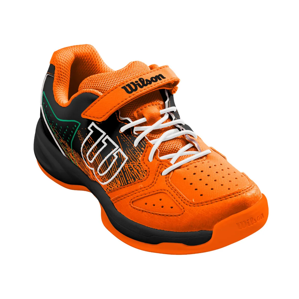 Wilson Kaos Kids Junior Tennisschuhe schwarz/orange
