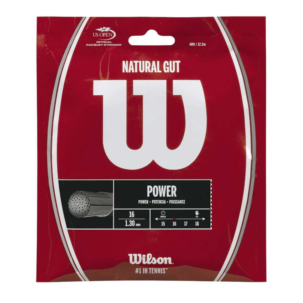 Wilson Natural Gut 16 Single Set Tennissaite