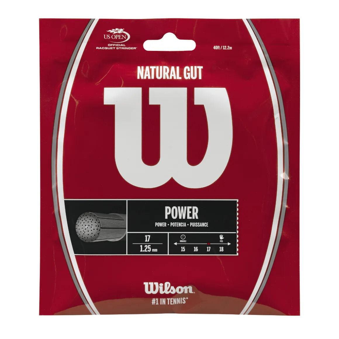 Wilson Natural Gut 17 Single Set Tennissaite