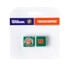 Wilson Roland Garros Logo Dämpfer eckig 2er Pack