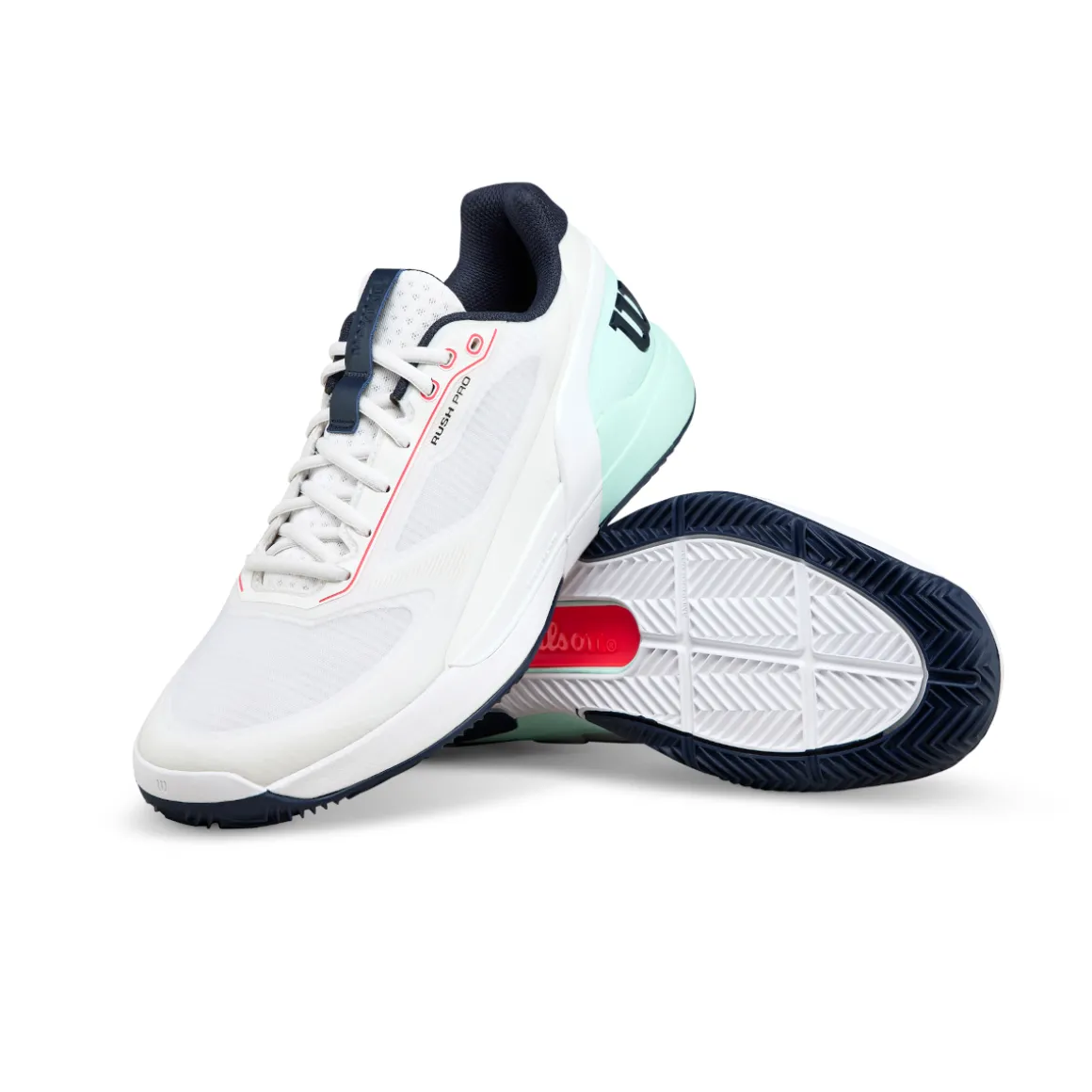 Wilson Rush Pro 5 Clay white Tennisschuhe Herren