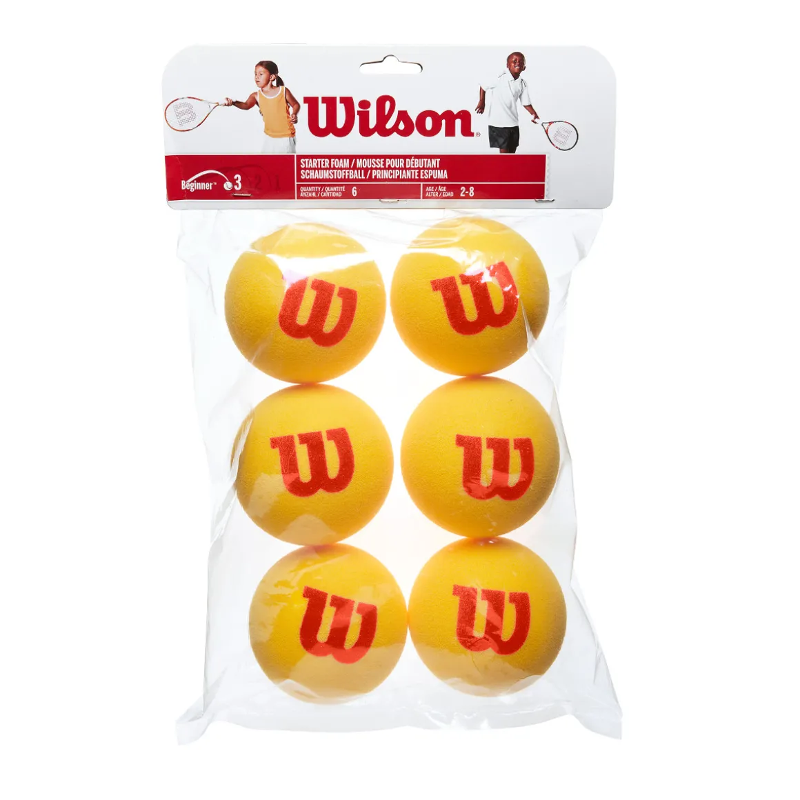 Wilson Starter Foam 6er Beutel Tennisbälle