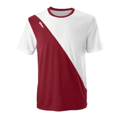 Wilson Team II Crew Tennisshirt Herren bordeaux