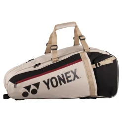 Yonex Gearlogic Racquet Bag 6 Pack beige Tennistasche