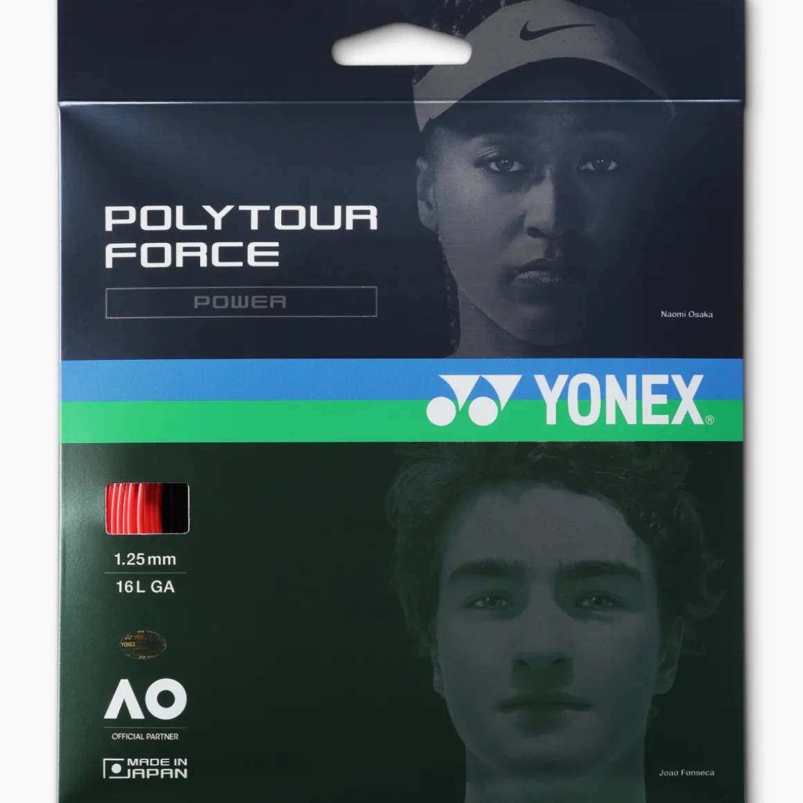 Yonex Poly Tour Force rot 1.25 Single Set