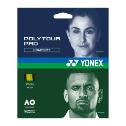 Yonex Poly Tour Pro Single Set gelb 1.15